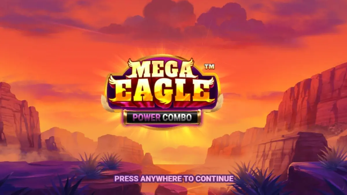 Pemandangan alam liar Amerika Utara dengan simbol elang di slot Mega Eagle Power Combo